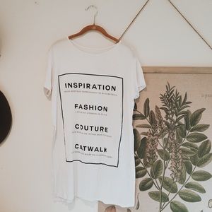 Long graphic tee